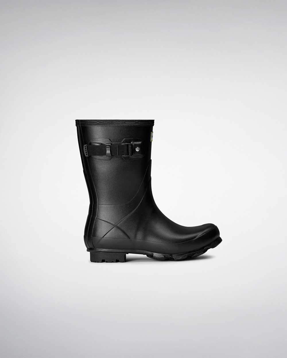 Hunter Norris Field Short Women's Rain Boots NZ-49983G Black